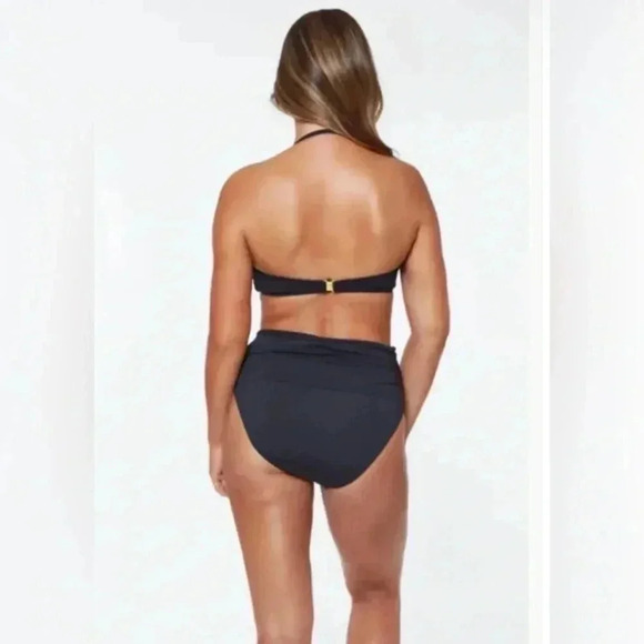 Bleu Rod Beattie Glam Stand Braided Bandeau Bikini Top & High Waisted Bottom - Picture 3 of 12